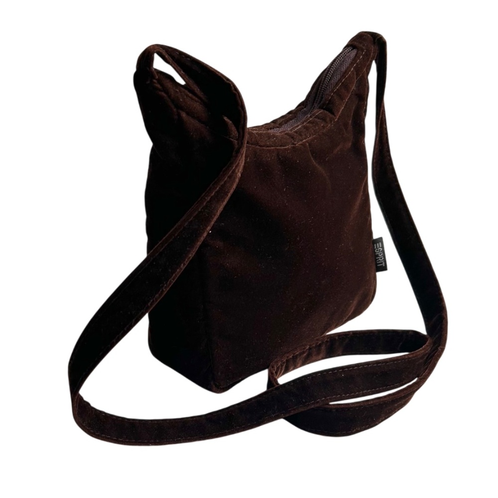 Esprit Velvet Crossbody Day or Evening Bag - Picture 2 of 9